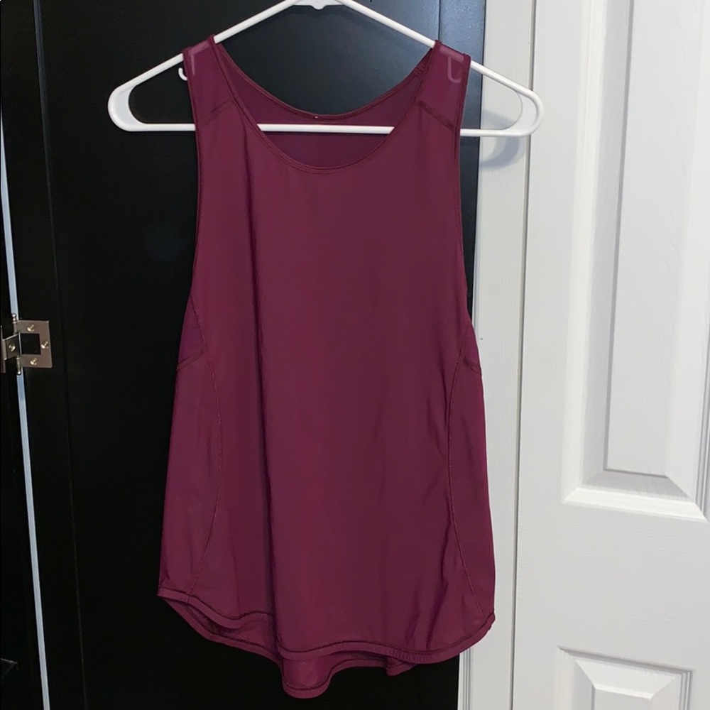 LULU LEMON MAGENTA TANK TOP